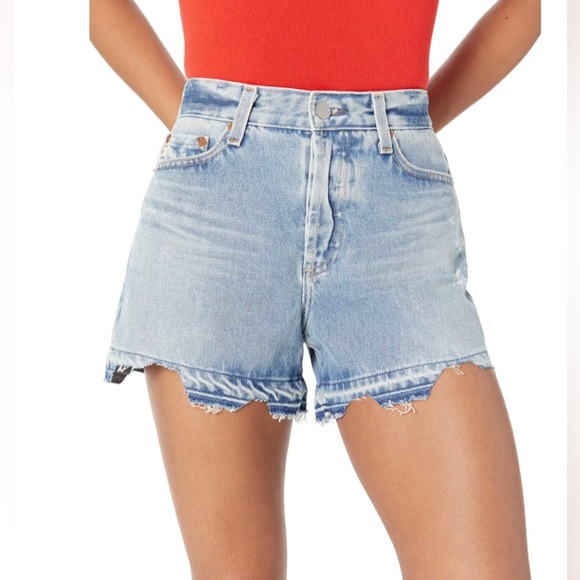 NWT💝AG Alexxis High Waist Chew Hem Cutoff Denim Shorts Size 27 - Picture 2 of 16